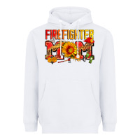 White firefighter mom Heavyweight Hoodie - Zillion Design Studio