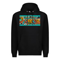 Black world's best mom sunflower license plate Premium Hoodie - Artiststas