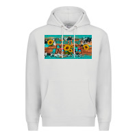 Dove Grey world's best mom sunflower license plate Premium Hoodie - Artiststas