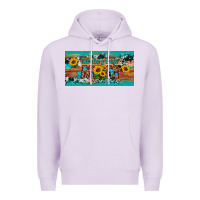 Lilac world's best mom sunflower license plate Premium Hoodie - Artiststas