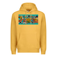 Mustard world's best mom sunflower license plate Premium Hoodie - Artiststas