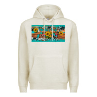 Oatmeal Heather world's best mom sunflower license plate Premium Hoodie - Artiststas