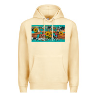 Pina Colada world's best mom sunflower license plate Premium Hoodie - Artiststas