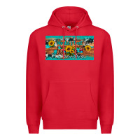 Red world's best mom sunflower license plate Premium Hoodie - Artiststas