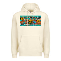Sandshell world's best mom sunflower license plate Premium Hoodie - Artiststas