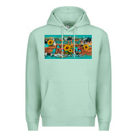 Seafoam world's best mom sunflower license plate Premium Hoodie - Artiststas
