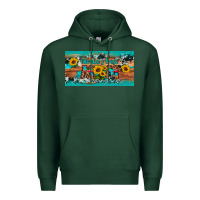 Sports Green world's best mom sunflower license plate Premium Hoodie - Artiststas