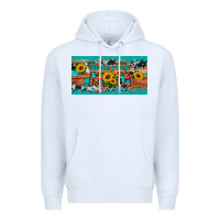 White world's best mom sunflower license plate Premium Hoodie - Artiststas