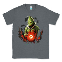 Charcoal Heather Grinch Classic Tee - Unal Design