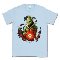 Dusty Blue Grinch Classic Tee - Unal Design