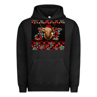 Pigment Black highland cow joy Christmas Urban Hoodie - BarkalooDesign