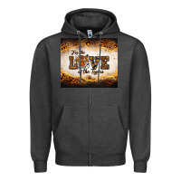 Charcoal Heather love of the tigers Zipper Hoodie - RanaPortraitStore