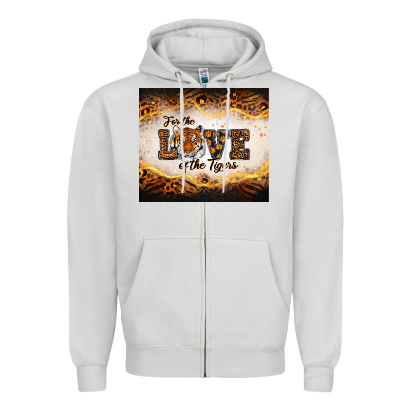 Love Of The Tigers Zipper Hoodie by RanaPortraitStore | Teevron