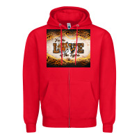 Red love of the tigers Zipper Hoodie - RanaPortraitStore