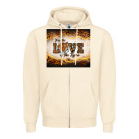Sandshell love of the tigers Zipper Hoodie - RanaPortraitStore