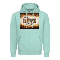 Seafoam love of the tigers Zipper Hoodie - RanaPortraitStore