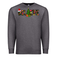 Charcoal Heather believe christmas Premium Sweatshirt - CowhideDigitalArt