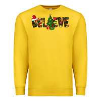 Lemon believe christmas Premium Sweatshirt - CowhideDigitalArt