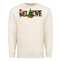 Sandshell believe christmas Premium Sweatshirt - CowhideDigitalArt