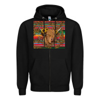 Black serape leopard turquoise sunflowers cow Zipper Hoodie - RanaPortraitStore