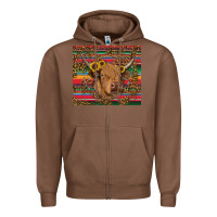 Chestnut serape leopard turquoise sunflowers cow Zipper Hoodie - RanaPortraitStore
