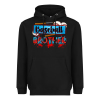 Black baseball brother Heavyweight Hoodie - Zillion Design Studio