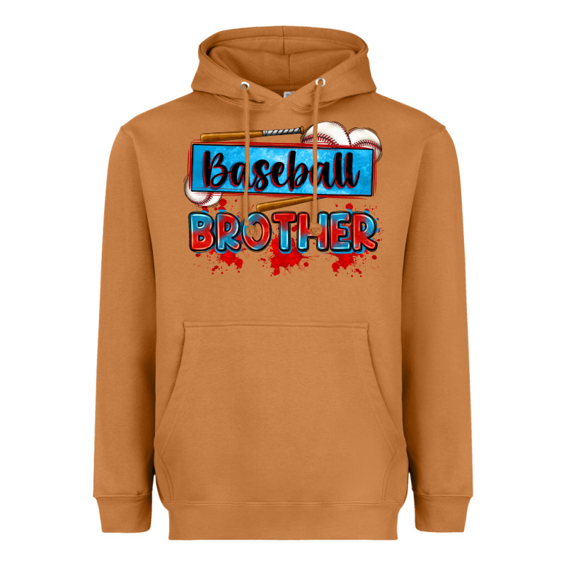 Baseball Brother Heavyweight Hoodie by Zillion Design Studio | Teevron
