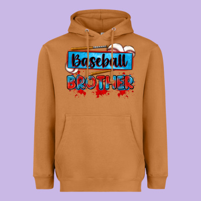 Baseball Brother Heavyweight Hoodie Designed By Zillion Design Studio