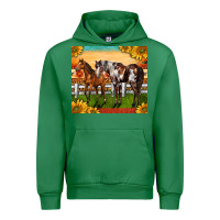 Emerald Western Ranch Horses Urban Hoodie - LillyAllenDesigns
