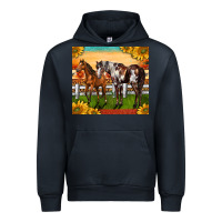 Navy Western Ranch Horses Urban Hoodie - LillyAllenDesigns