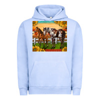 Pigment Grape Ice Western Ranch Horses Urban Hoodie - LillyAllenDesigns