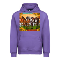Tulip Western Ranch Horses Urban Hoodie - LillyAllenDesigns
