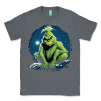 Charcoal Heather Grinch Classic Tee - Unal Design