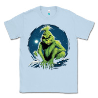 Dusty Blue Grinch Classic Tee - Unal Design