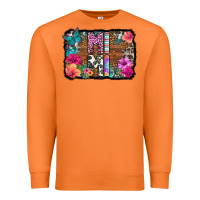 Carrot mimi floral background Premium Sweatshirt - HRA Design Shop