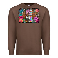 Chestnut mimi floral background Premium Sweatshirt - HRA Design Shop