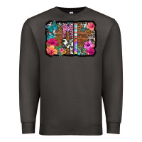 Smoke mimi floral background Premium Sweatshirt - HRA Design Shop