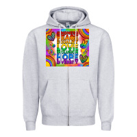 Heather Grey pride lgbtq Zipper Hoodie - RanaPortraitStore