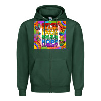 Sports Green pride lgbtq Zipper Hoodie - RanaPortraitStore