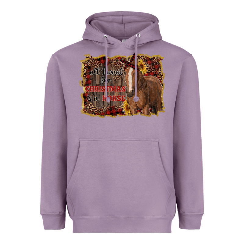 All I Want For Christmas Is A Horse Heavyweight Hoodie by RanaPortraitStore | Teevron
