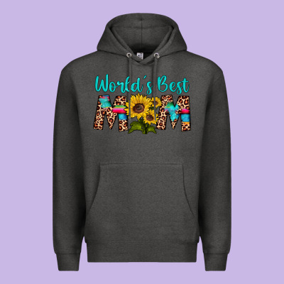 World's Best Mom Sunflower Premium Hoodie Designed By Artiststas