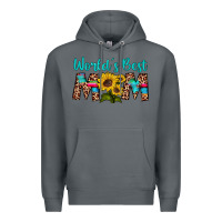 Rock world's best mom sunflower Premium Hoodie - Artiststas