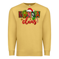 Antique Gold christmas nonna claus Premium Sweatshirt - FaDigitalArtStudio