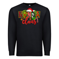 Black christmas nonna claus Premium Sweatshirt - FaDigitalArtStudio