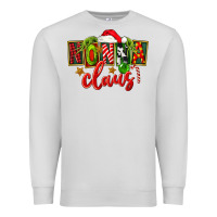 Dove Grey christmas nonna claus Premium Sweatshirt - FaDigitalArtStudio