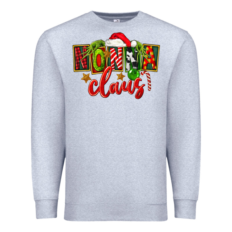 Christmas Nonna Claus Premium Sweatshirt by FaDigitalArtStudio | Teevron