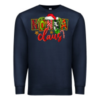 Navy christmas nonna claus Premium Sweatshirt - FaDigitalArtStudio