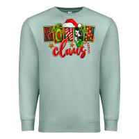 Seafoam christmas nonna claus Premium Sweatshirt - FaDigitalArtStudio