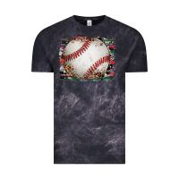 Cloud Black sports baseball background Vintage Tee - Artiststas