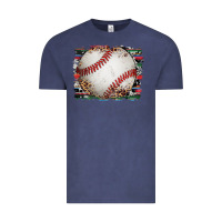 Vintage Denim sports baseball background Vintage Tee - Artiststas